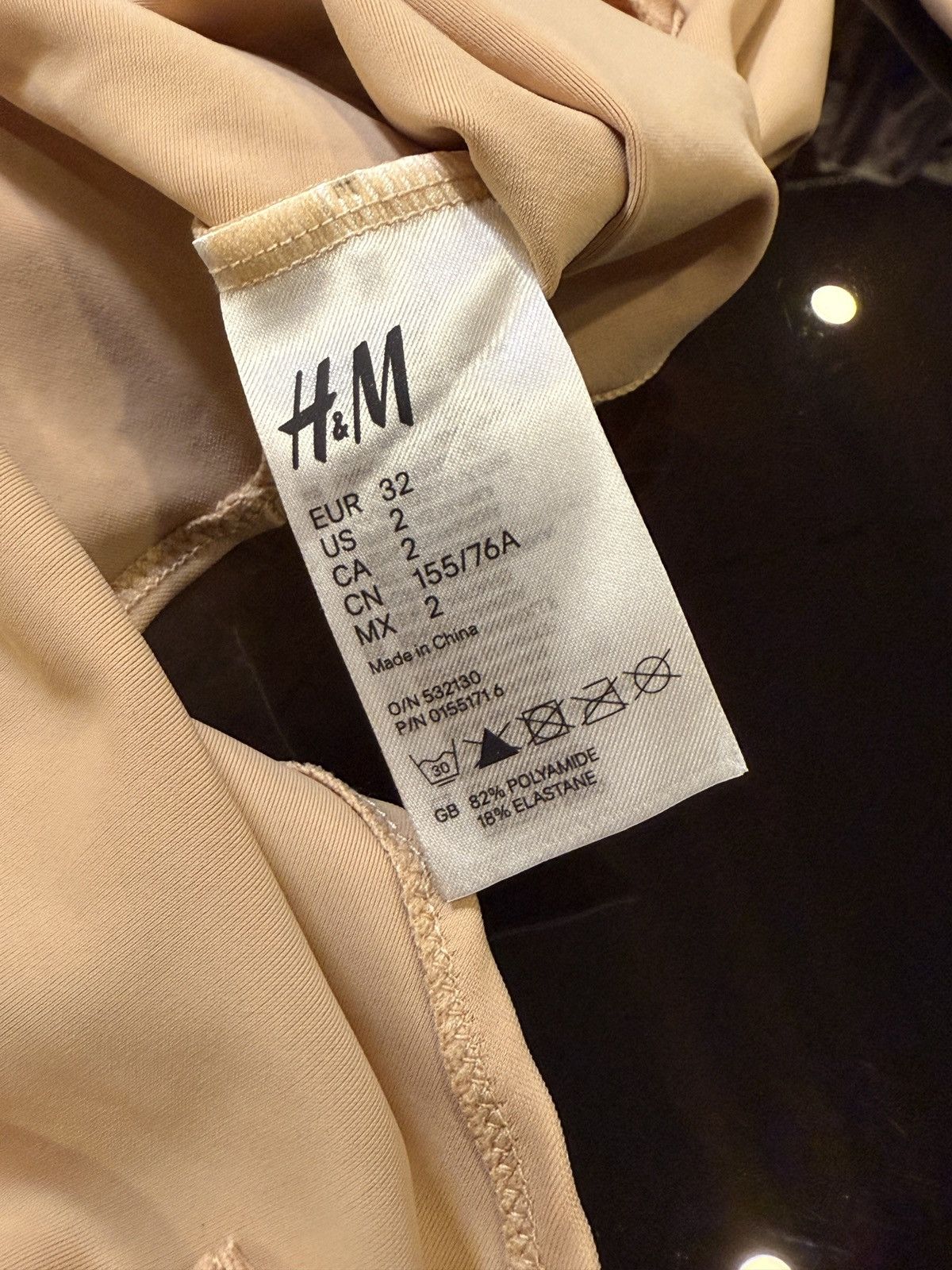 H&M × Maison Margiela H&M x Maison Margiela Bodysuit Size XS / US 0-2 / IT 36-38 - 9 Thumbnail