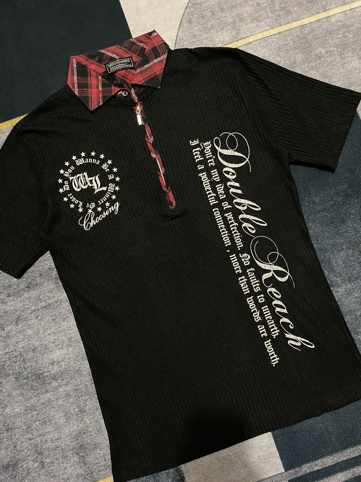 Japanese Brand MIND GAMES PUNK STYLE TSHIRT Size US M / EU 48-50 / 2 - 2 Thumbnail
