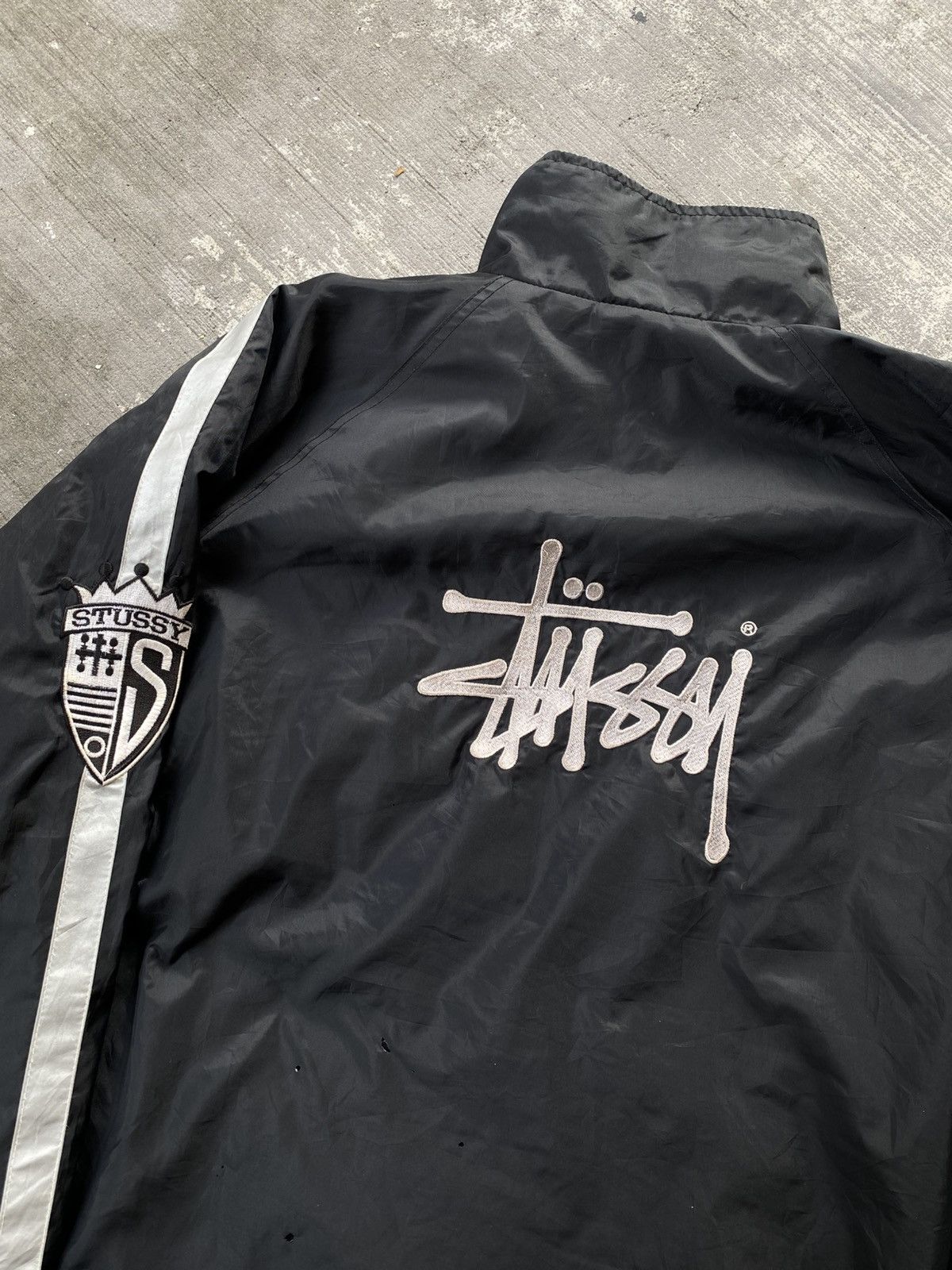 Stussy Vintage Stussy Embroidered Zipper Size US L / EU 52-54 / 3 - 1 Thumbnail