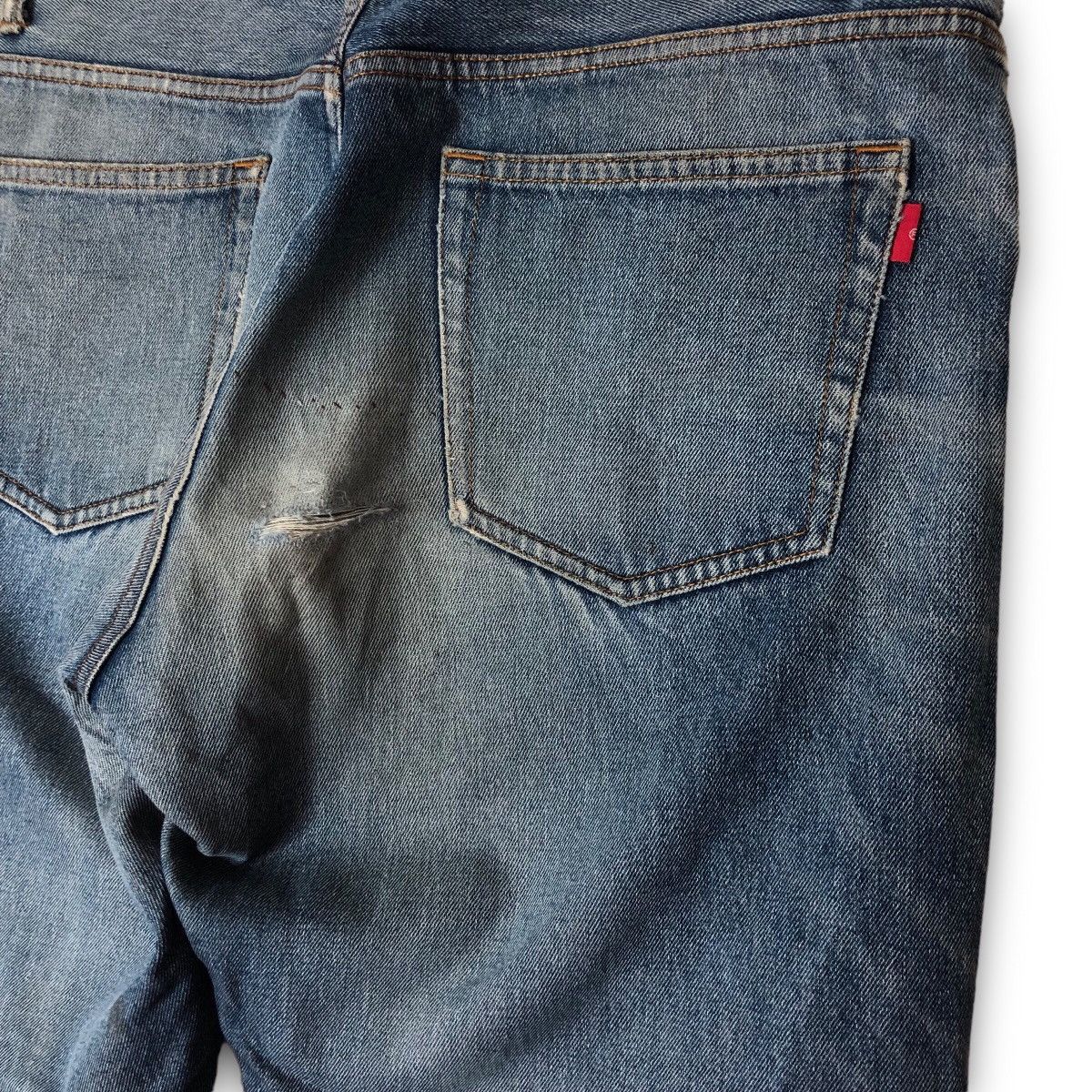 Vintage Vintage 90s Distressed Denim Jeans Size US 34 / EU 50 - 12 Thumbnail