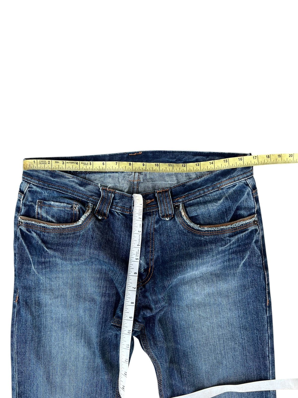14th Addiction Edge Rupert Japan Faded Denim Bootcut Jeans Flare Size US 32 / EU 48 - 4 Thumbnail