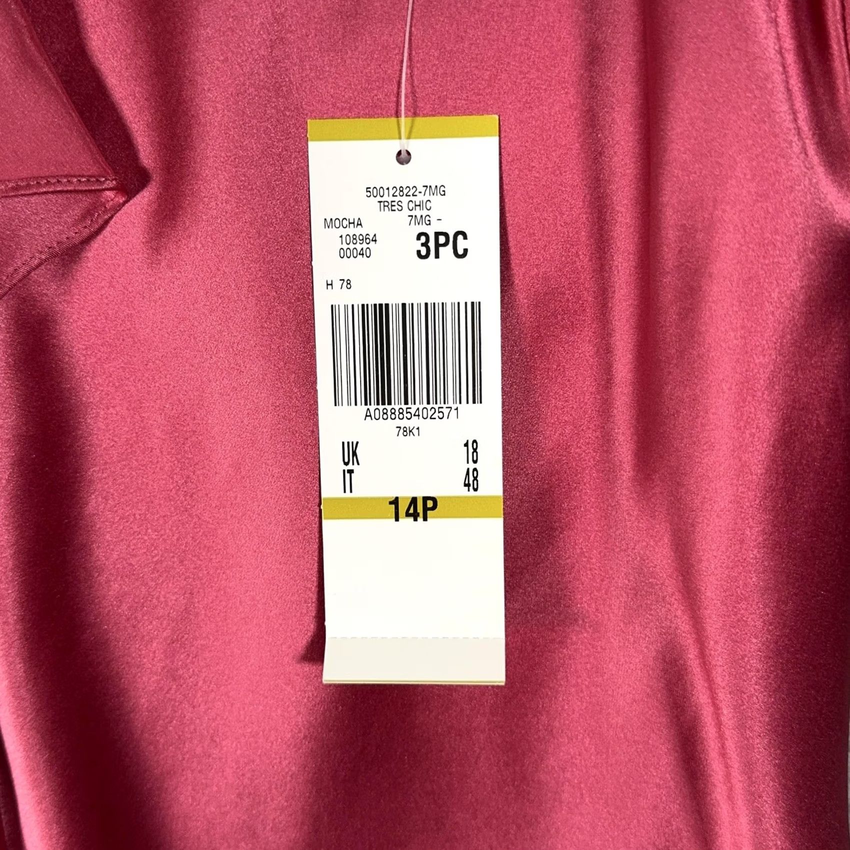 Anne Klein Anne Klein Silk Tank Camisole Womens 14P Pink Ruffle Front Satin Top Cami Sleeveless V-Neck Petite Size XL / US 12-14 / IT 48-50 - 7 Thumbnail