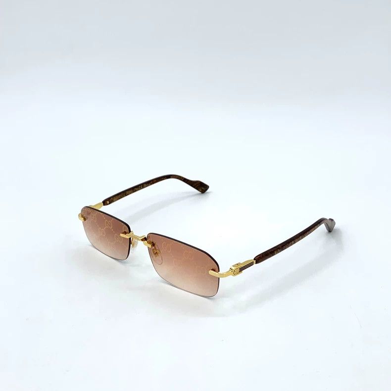 Gucci Gucci Brown logo printed sunglasses 2502-Nextarrow Size ONE SIZE - 1 Thumbnail