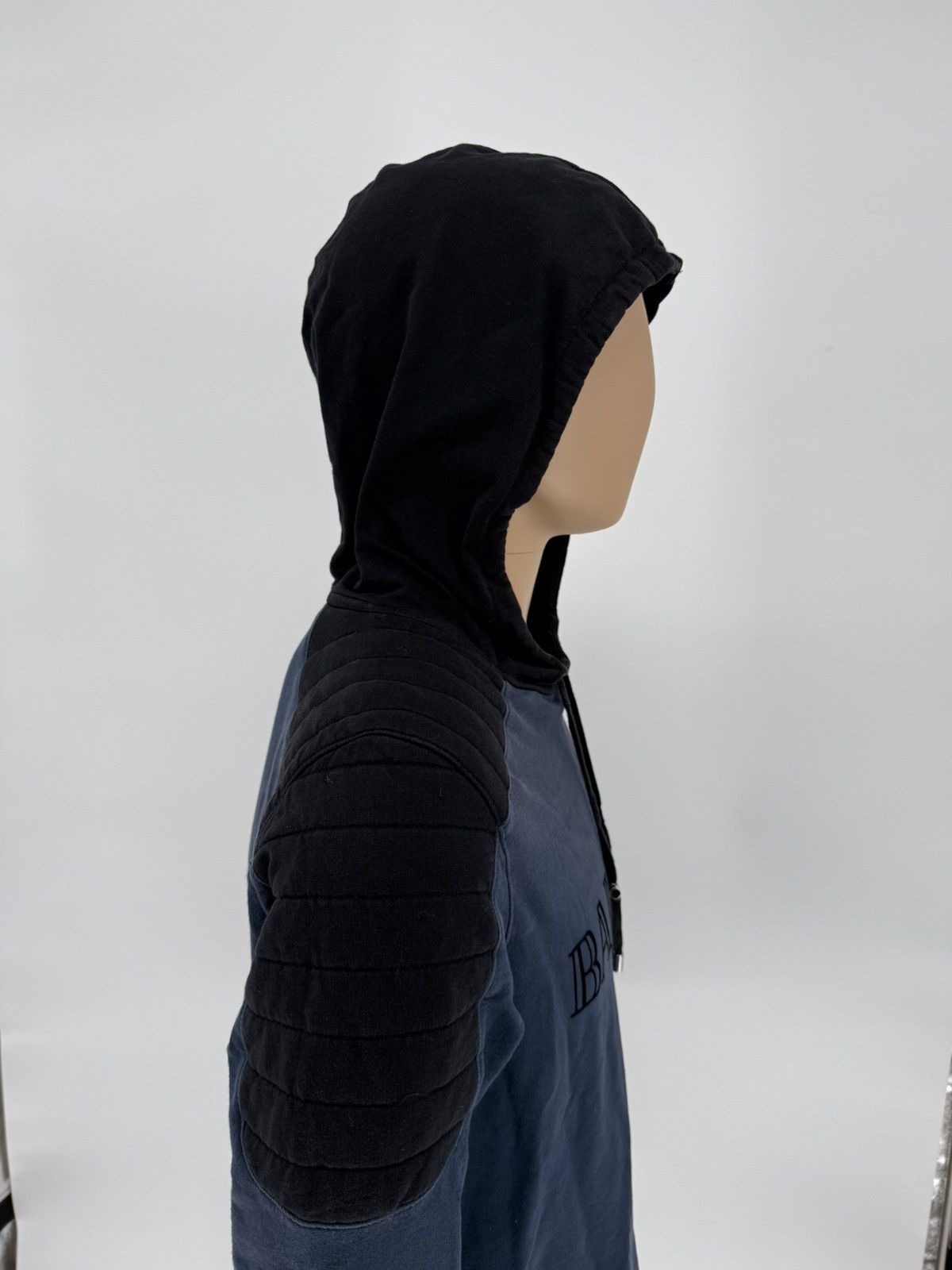 Balmain Balmain x HM Hoodie Navy & Black Pullover Men’s Size M Size US M / EU 48-50 / 2 - 6 Thumbnail
