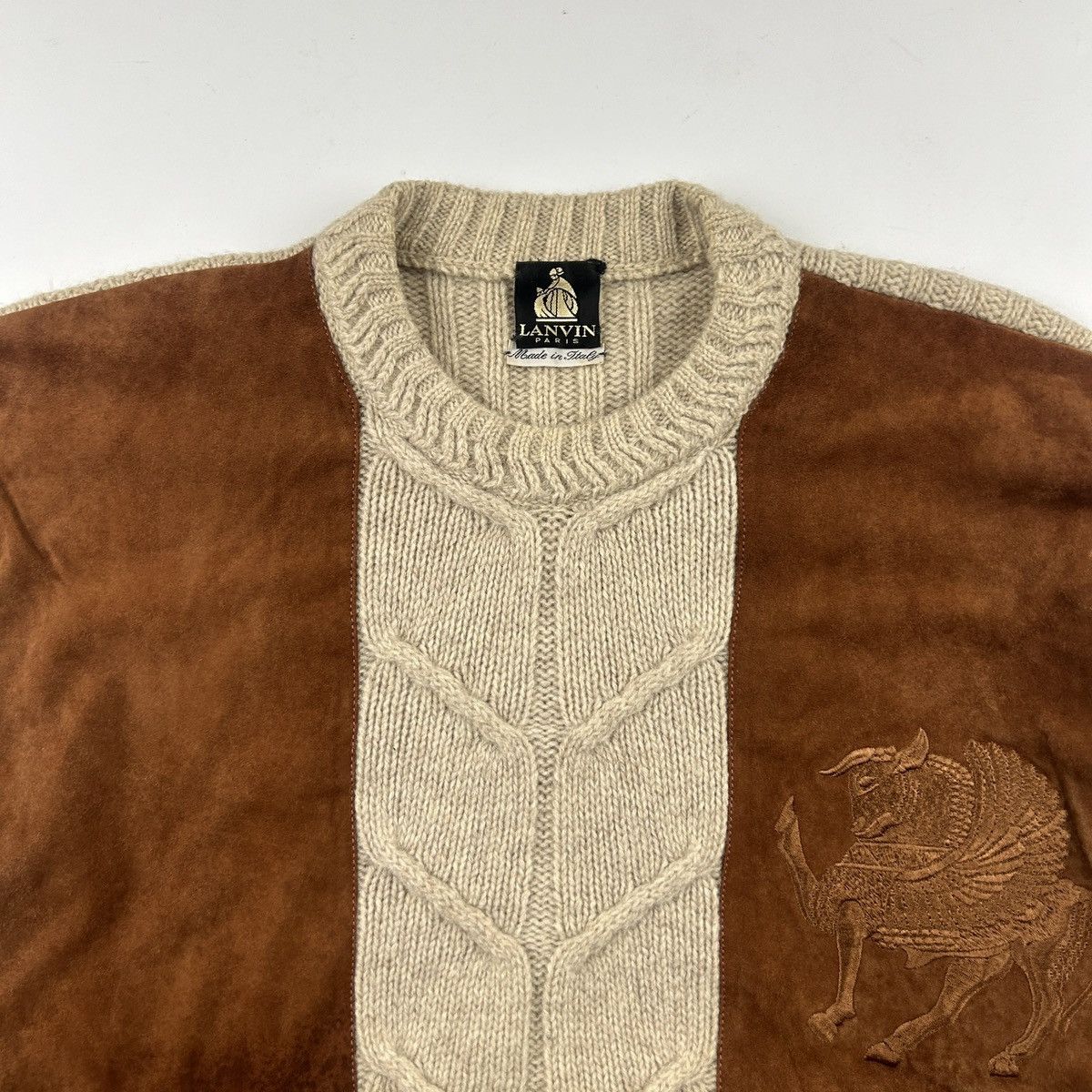 Lanvin Vintage Lanvin Wool Knit Sweater Size US S / EU 44-46 / 1 - 2 Thumbnail
