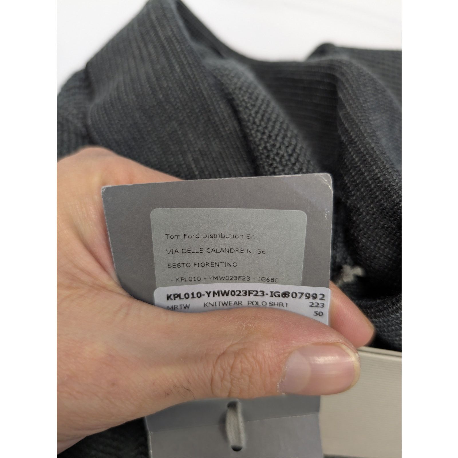 Tom Ford o1rshd1 Knitwear Polo Shirt Knitted in Grey Size US M / EU 48-50 / 2 - 23 Thumbnail