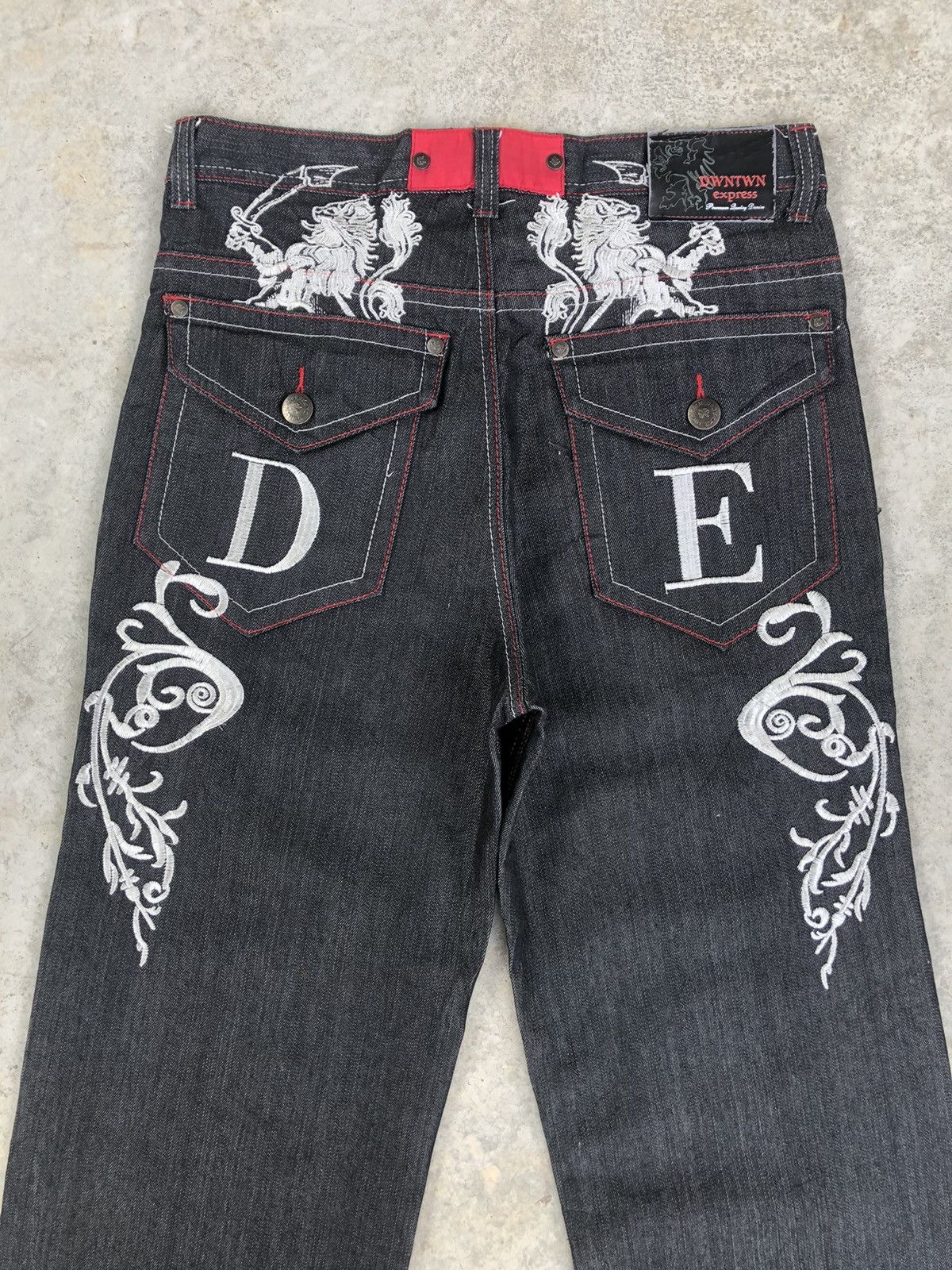 Dogtown Dogtown Embroidered Jeans Baggy Jeans Hip Hop Size US 34 / EU 50 - 8 Thumbnail