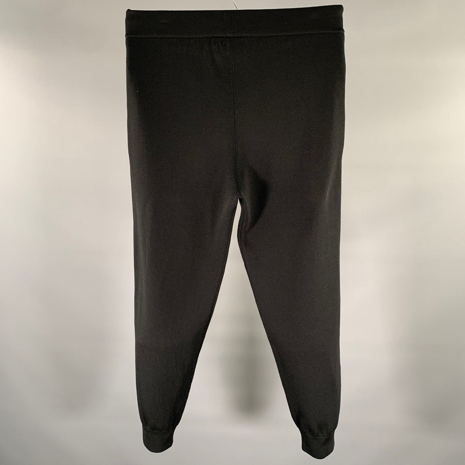 Neil Barrett NEIL BARRETT Size L Black Red Color Block Wool Joggers Size US 32 / EU 48 - 3 Thumbnail
