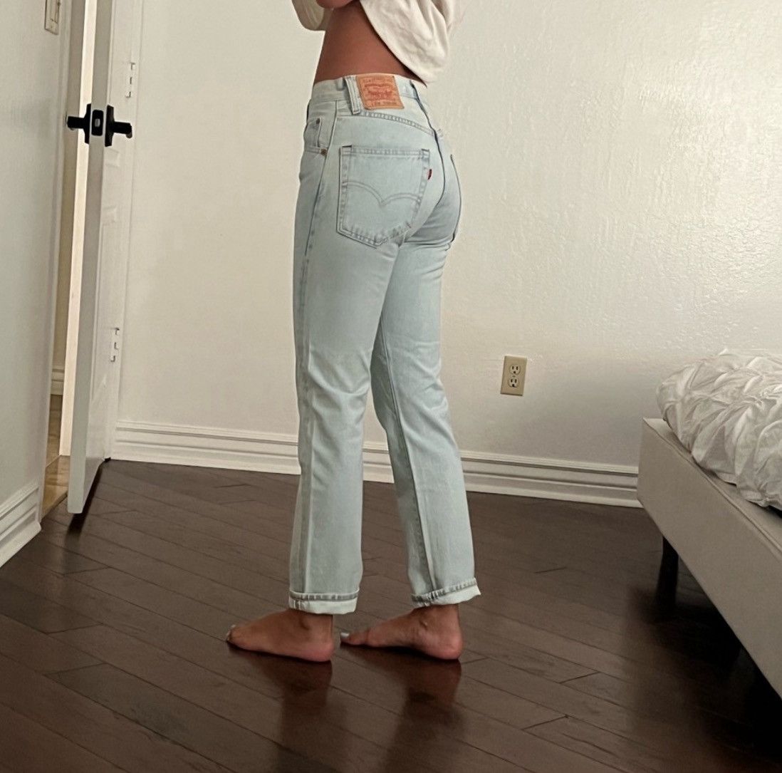 Levi's Vintage Clothing Levi’s The BIG E straight leg VTG 505- 0217 jeans Size 25" / US 0 / IT 36 - 2 Thumbnail