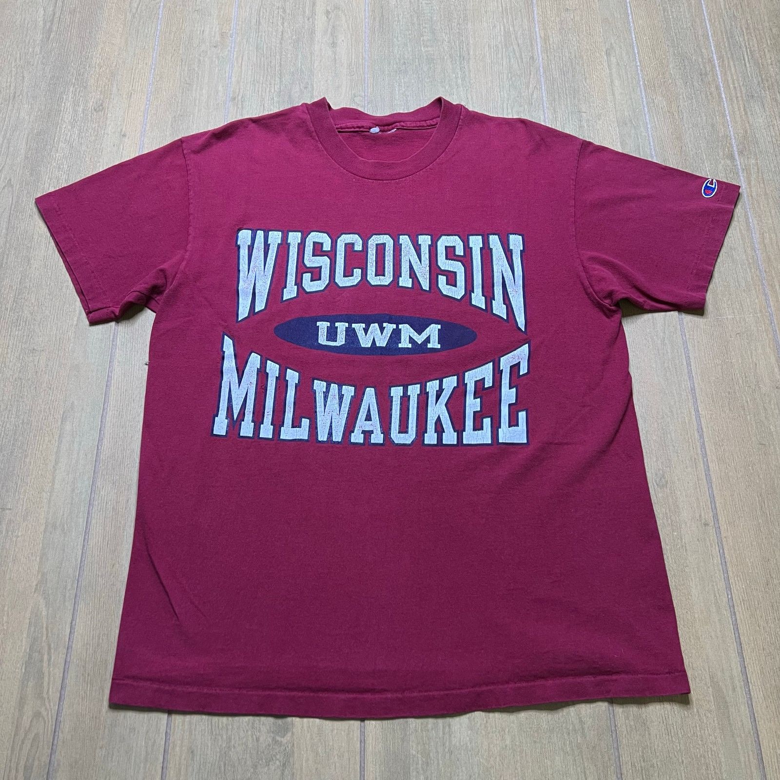 Champion Vintage Champion t-shirt University Wisconsin Milwaukee L Size US L / EU 52-54 / 3 - 1 Thumbnail