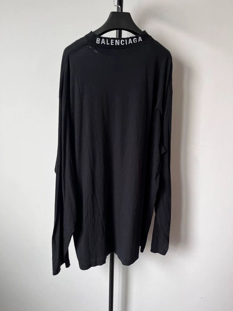 Balenciaga Balenciaga Long sleeves with embroidered logo Size US XS / EU 42 / 0 - 1 Thumbnail