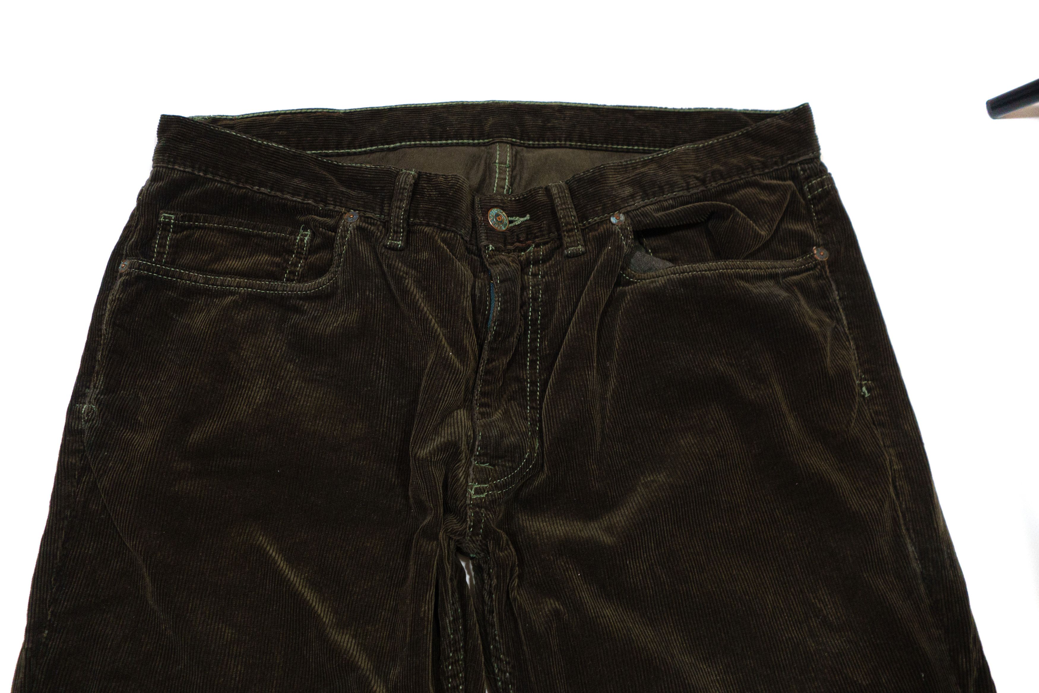 Polo Ralph Lauren Corduroy Green Pants Size US 36 / EU 52 - 3 Thumbnail