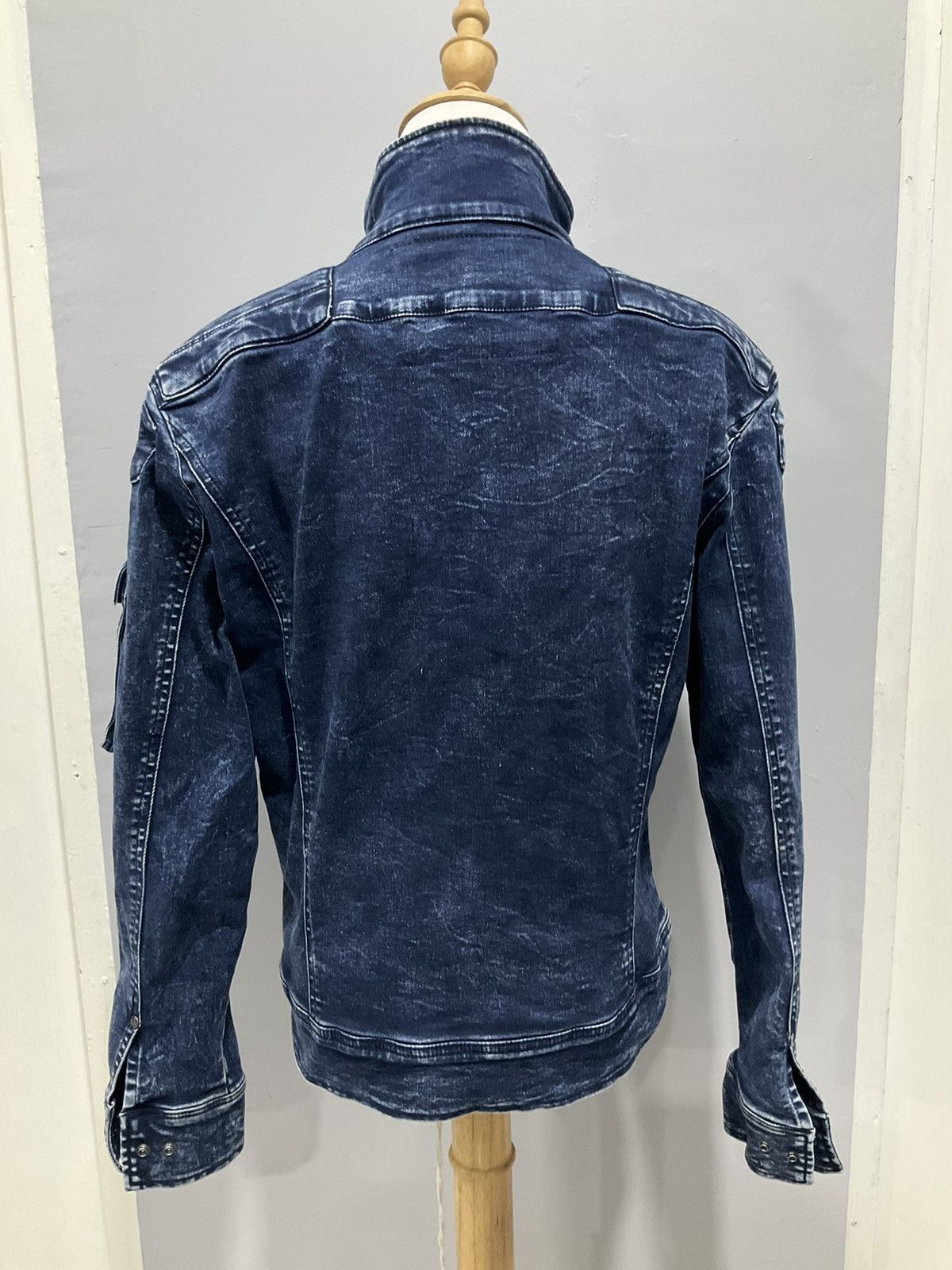 If Six Was Nine × Japanese Brand × Le Grande Bleu (L.G.B.) Rare Jacket Biker Denim Japan Brand Size S / US 4 / IT 40 - 6 Thumbnail