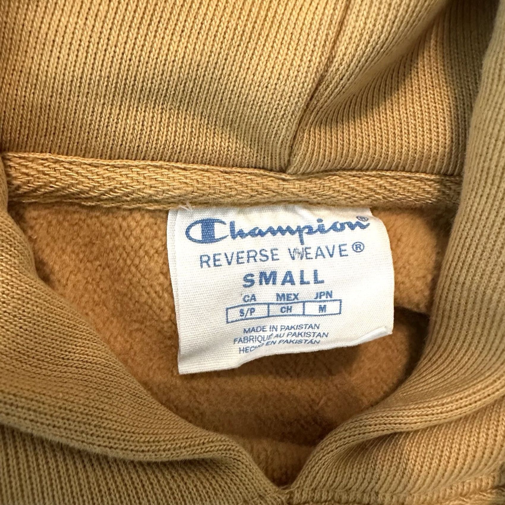 Champion VINTAGE Champion Reverse Weave Hoodie Sweatshirt Mens Small Brown Thick Pullover Hooded Logo Sweatshirt Men USA Size US S / EU 44-46 / 1 - 5 Thumbnail