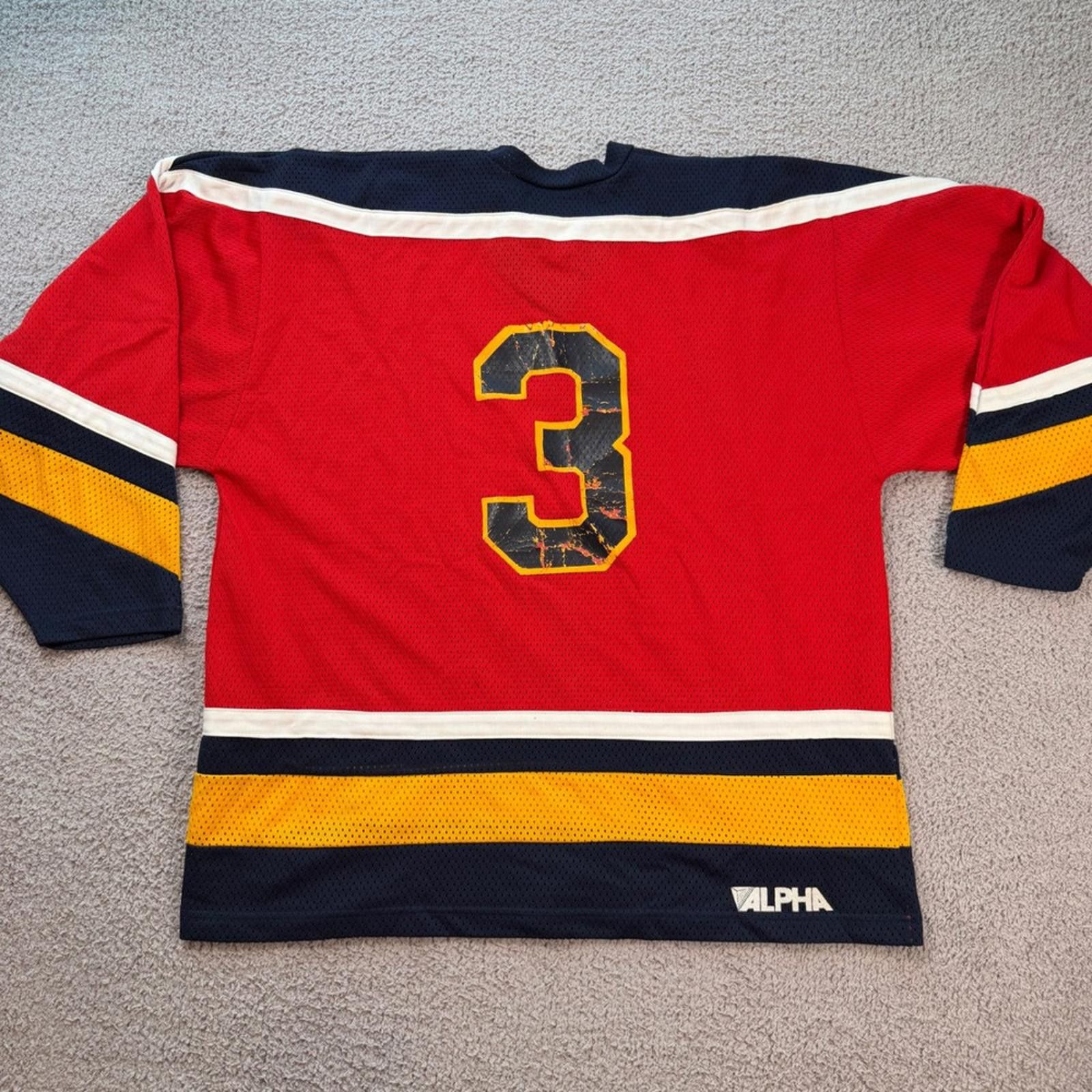 Other Vintage Hamilton Hawks Hockey Jersey Red Men XXL Made Canada Size US XXL / EU 58 / 5 - 2 Thumbnail