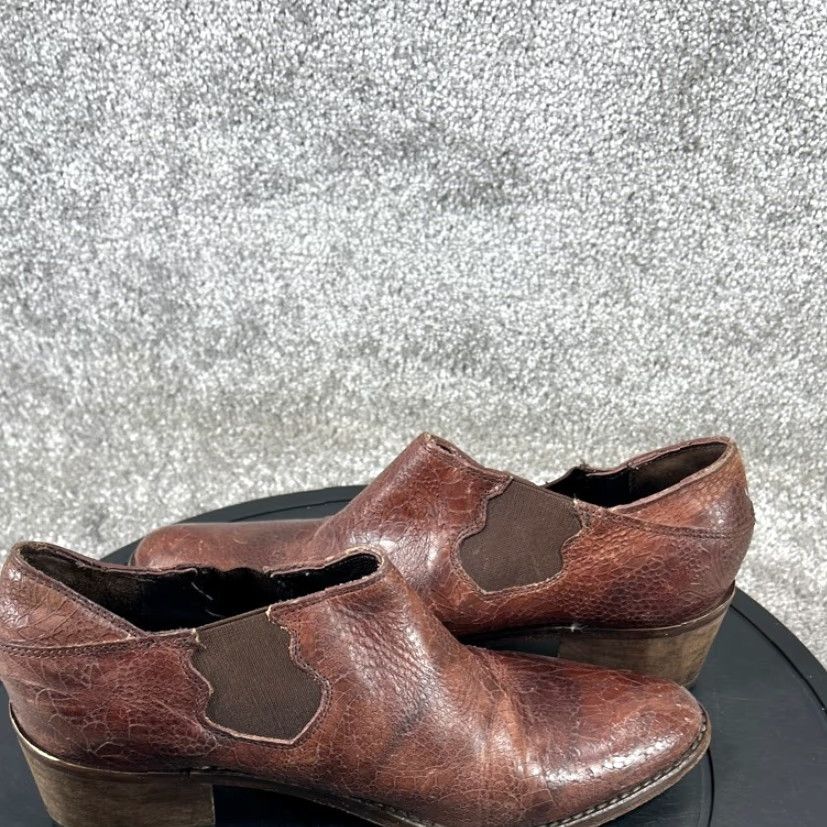 Vintage VINTAGE Wolverine Alice Leather Booties Womens Size 9 Ankle Slip On Brown Outdoor Fall Winter Womens Size US 7 / IT 37 - 4 Thumbnail
