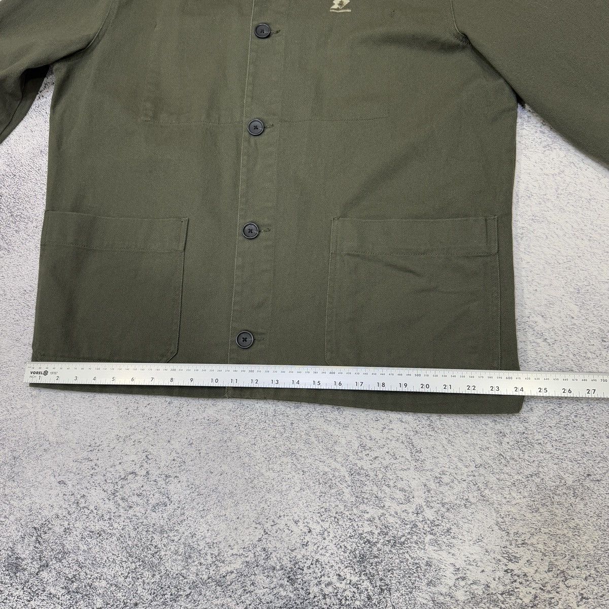 Vintage ZoeK Cotton Twill Inkas Jacket XL Olive Embroidered Size US XL / EU 56 / 4 - 16 Thumbnail