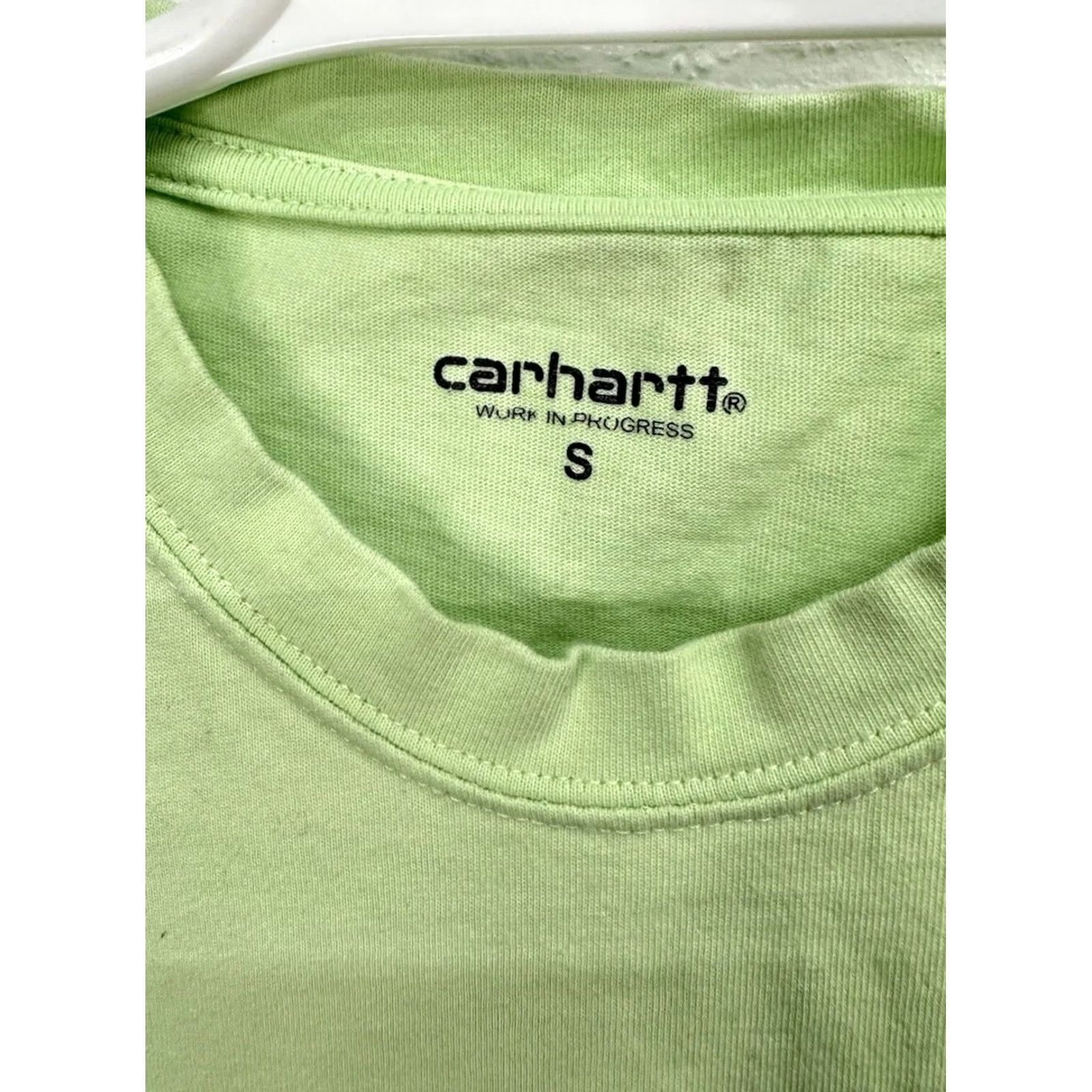 Carhartt Carhartt Short Sleeve Pocket Tee Green Men's Small Size US 29 - 4 Thumbnail