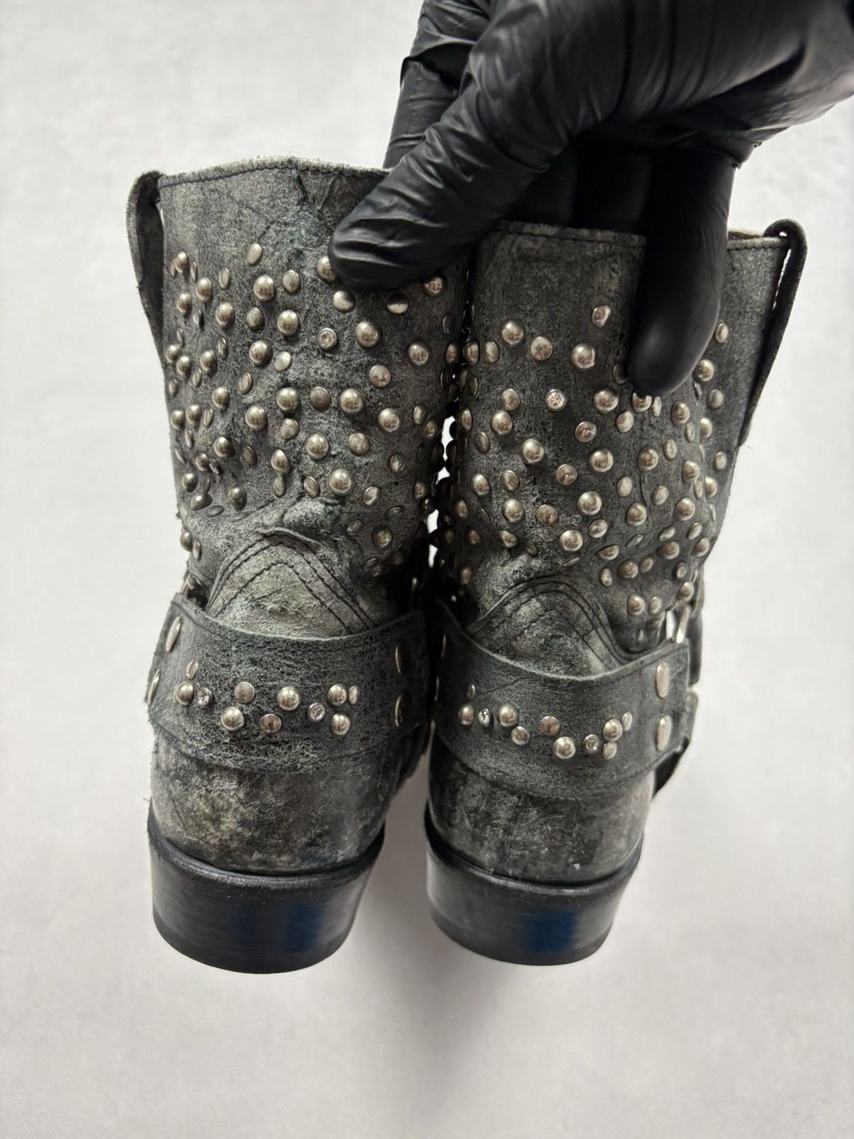 Sendra Sendra 9978 Studded Harness Boots Vintage Distressed Western Size US 10 / IT 40 - 2 Thumbnail