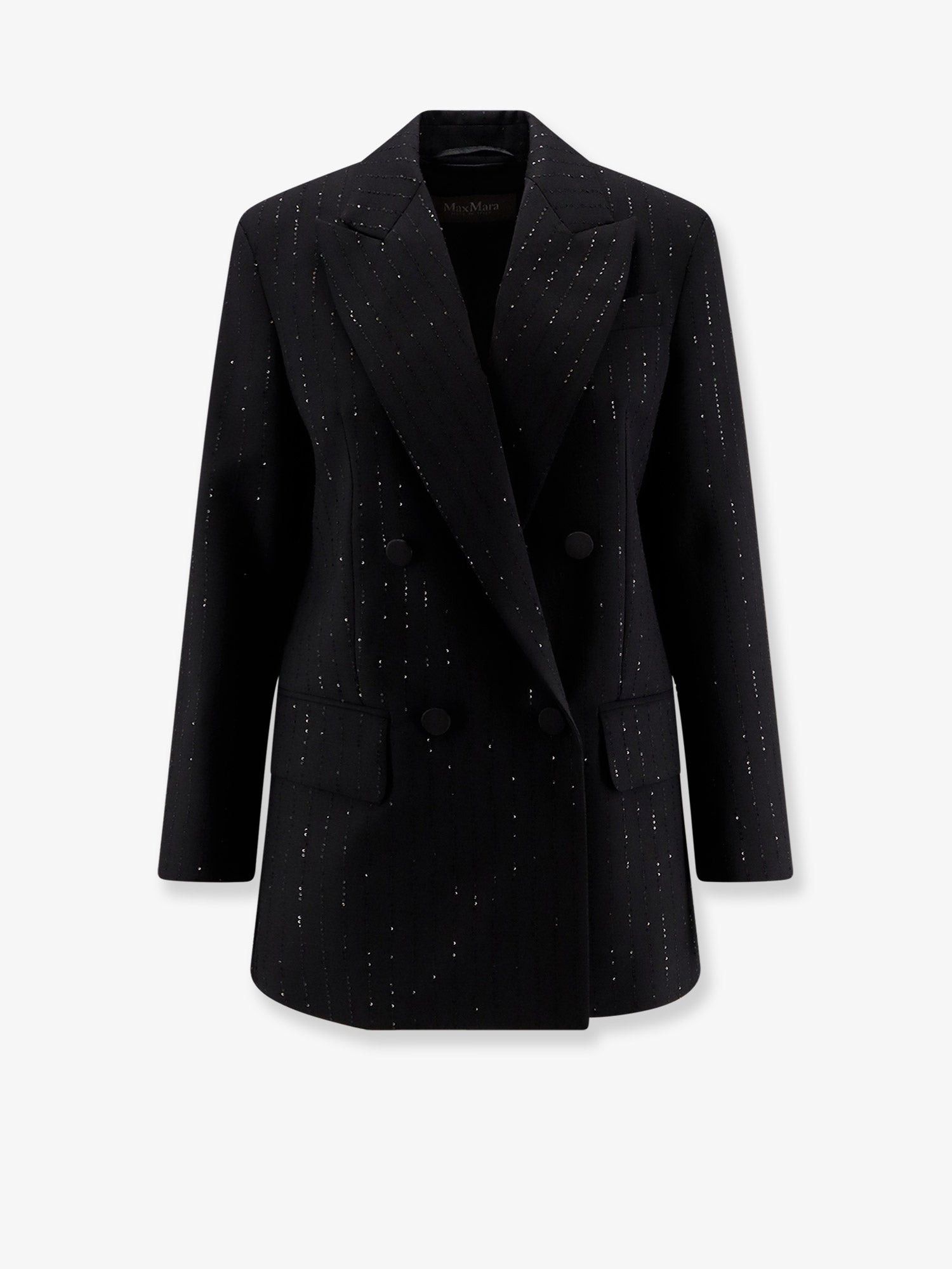 Max Mara Appia Virgin Wool Blazer With Sequins Size M / US 6-8 / IT 42-44 - 1 Thumbnail