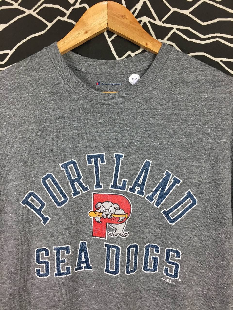 Champion × Vintage Champion Portland Sea Dogs Minor League Baseball Tee Size US L / EU 52-54 / 3 - 3 Thumbnail