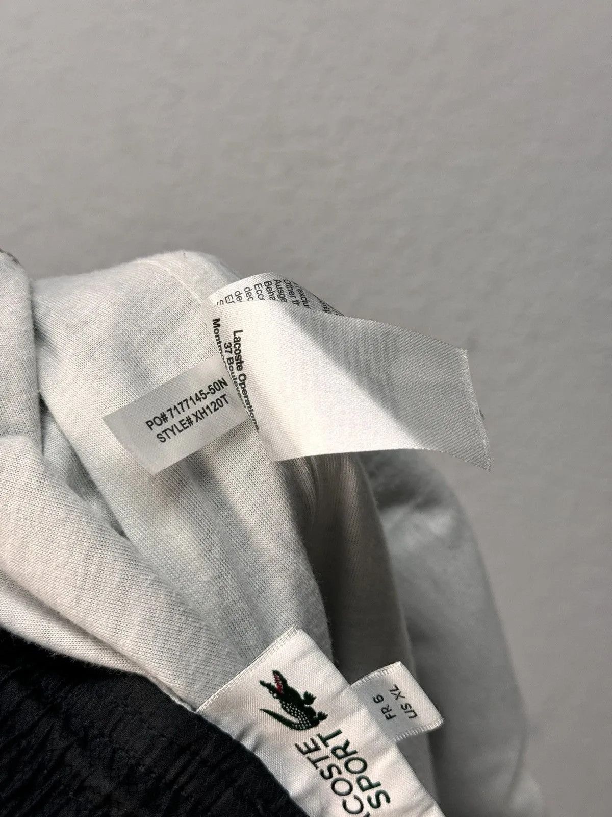 Lacoste × Vintage Vintage Nylon Lacoste Track Pants Drill Mini Logo Y2K Size US 34 / EU 50 - 15 Thumbnail