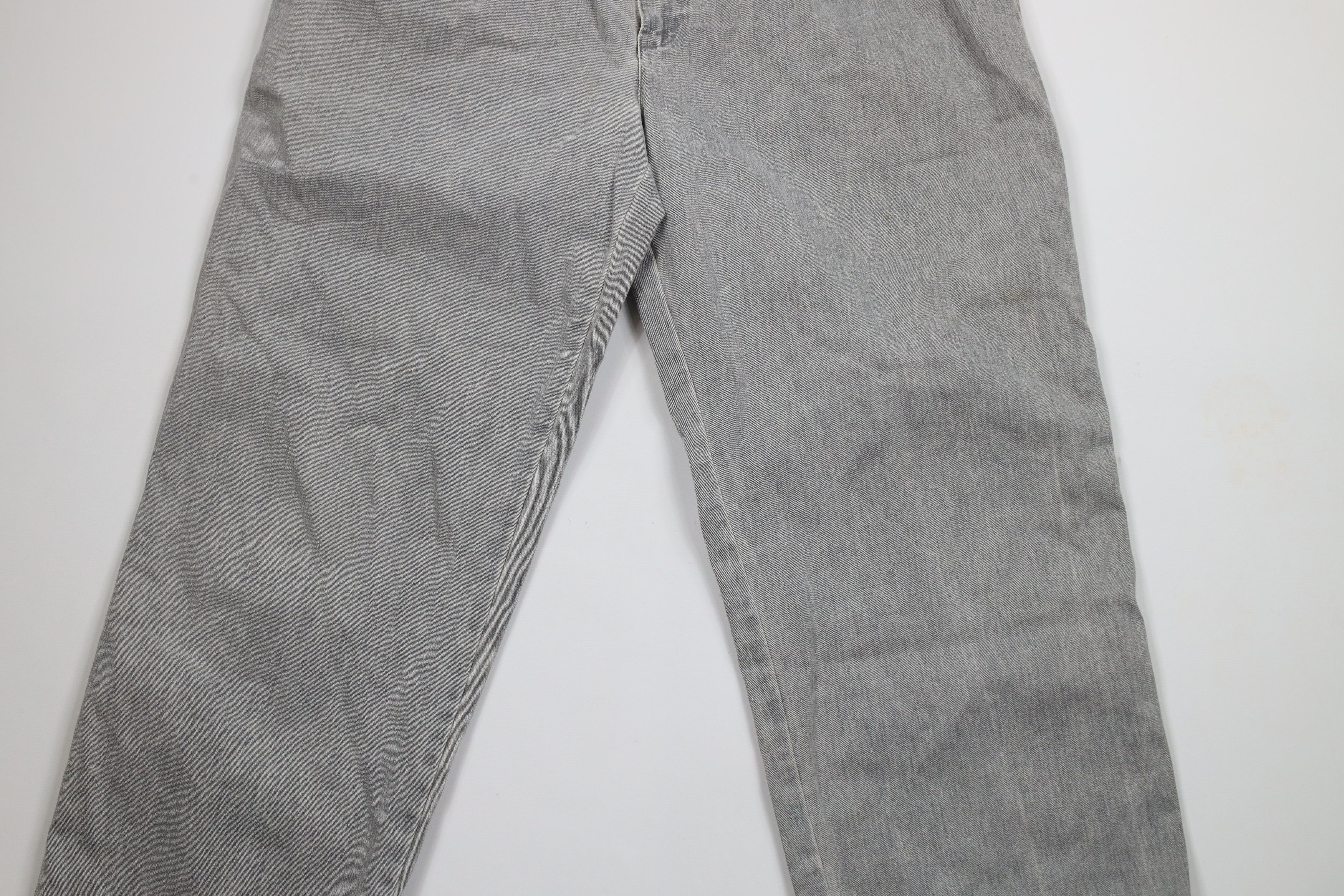 Vintage Vintage 90s Streetwear Baggy Fit Stonewash Jeans Gray USA Size US 38 / EU 54 - 3 Thumbnail