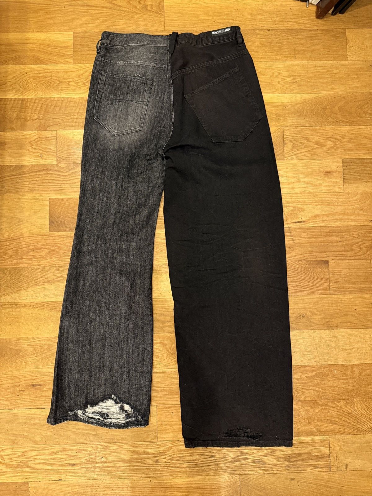 Balenciaga 50/50 Split Jeans Size US 32 / EU 48 - 7 Thumbnail