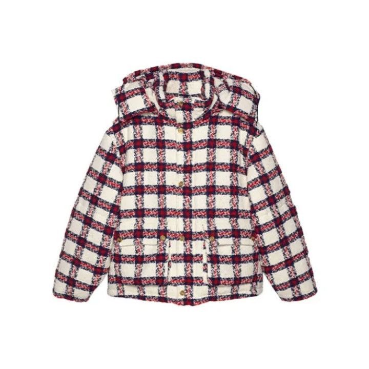Gucci Gucci FW21 Plaid Puffer Jacket for Women-2507 Size S / US 4 / IT 40 - 7 Thumbnail