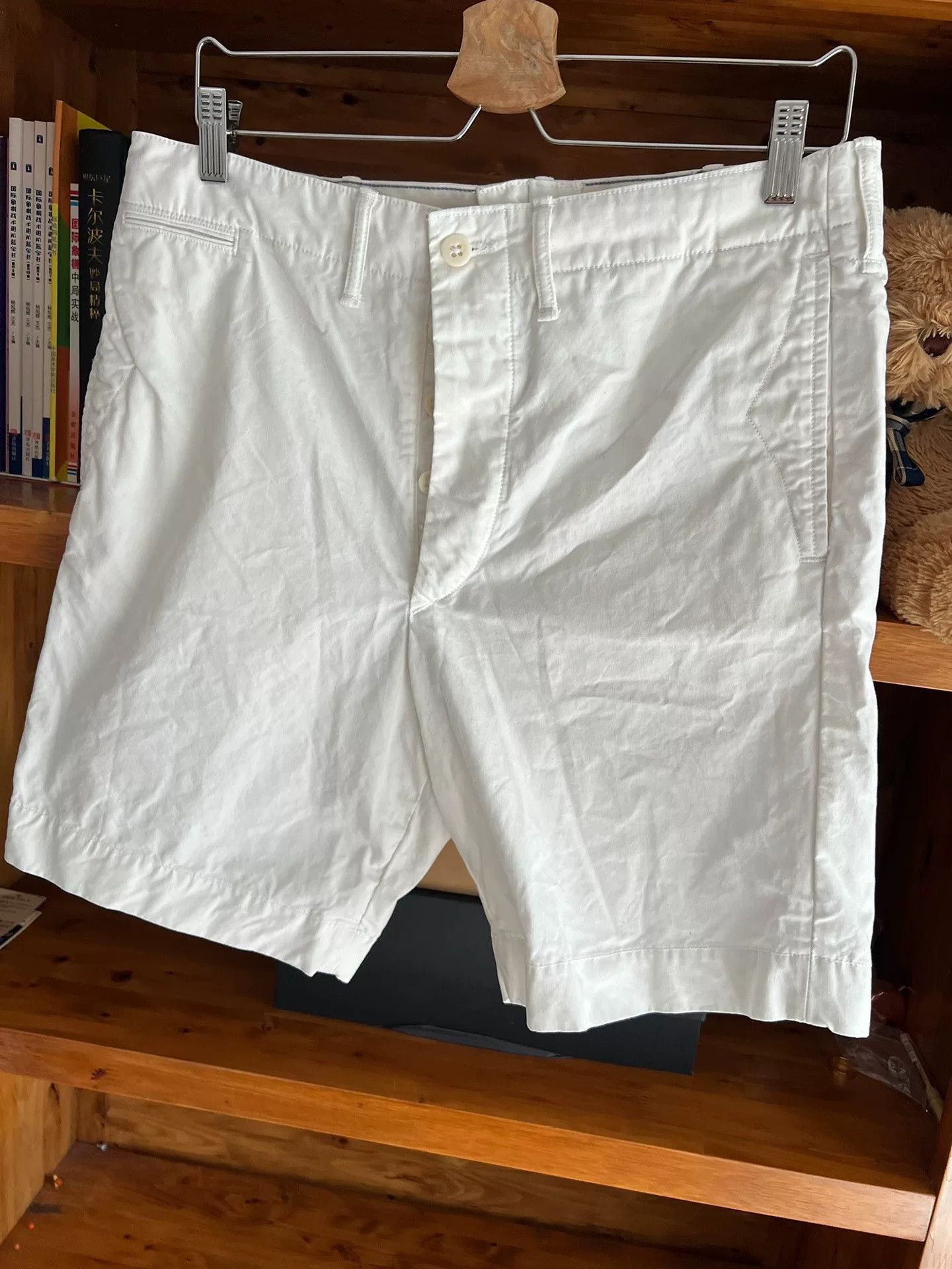 RRL Ralph Lauren RRL Double RL Vintage White Cargo Shorts Size US 31 - 3 Thumbnail