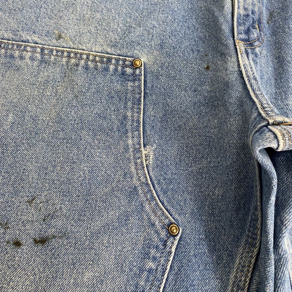 Carhartt VTG Carhartt Double Knee Blue Carpenter Denim Jeans Size US 35 - 9 Thumbnail