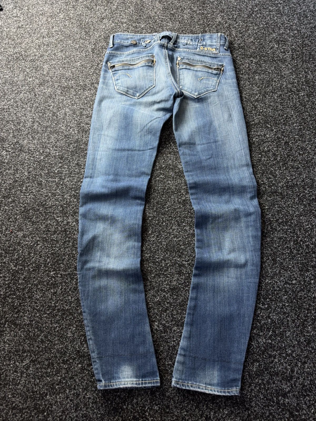 G-Star Vintage Avant 00s Garde Skinny Y2K G-Star Raw denim pants Size 29" - 7 Thumbnail