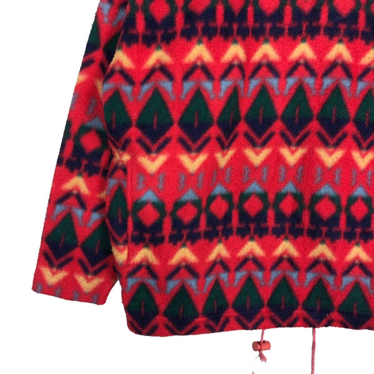 Vintage 🔥VINTAGE CREEKS USA FLEECE JACKET NATIVE NAVAJO ANORAK Size US M / EU 48-50 / 2 - 4 Thumbnail