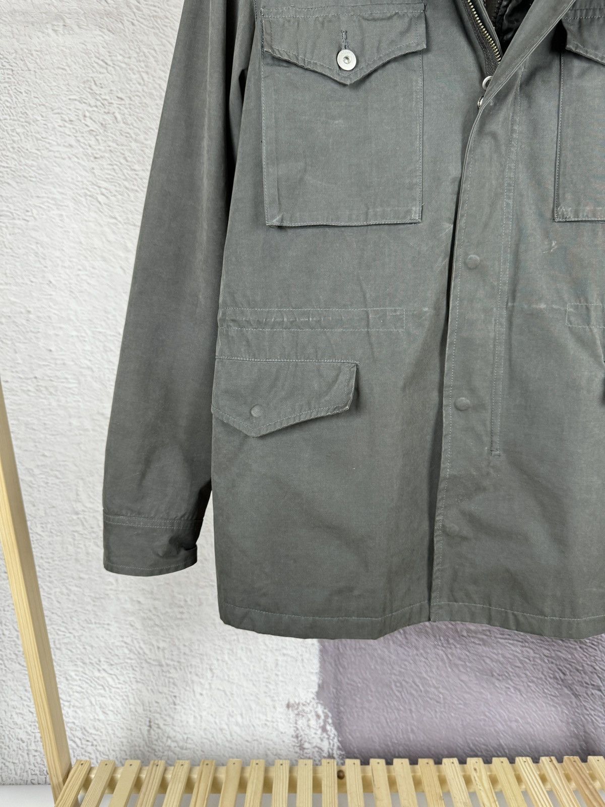 Japanese Brand 2 in 1 Plus One multipocket utility jacket with vest lining Size US XL / EU 56 / 4 - 5 Thumbnail