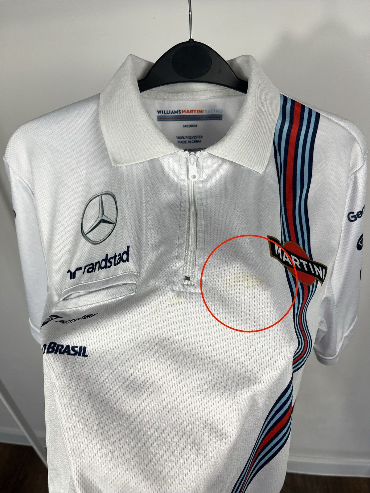 Mercedes-Benz Williams Martini Racing Mercedes F1 Polo Shirt Formula 1 M Size US M / EU 48-50 / 2 - 6 Thumbnail