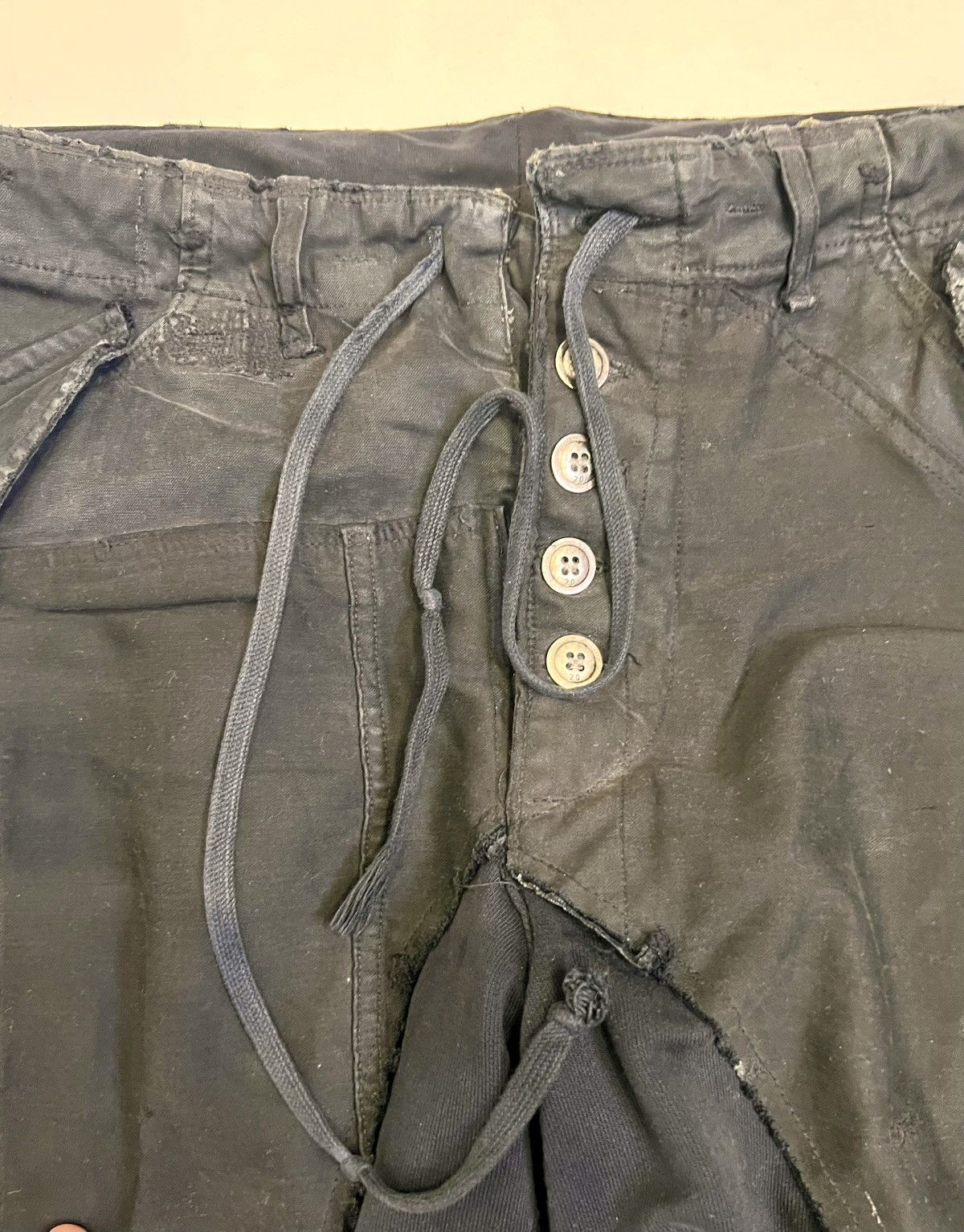 Greg Lauren Black cargo pants with tracksuits Size US 38 / EU 54 - 9 Thumbnail