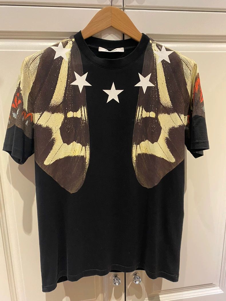 Givenchy Givenchy Limited edition butterfly five-star T-shirt Size US XS / EU 42 / 0 - 1 Thumbnail