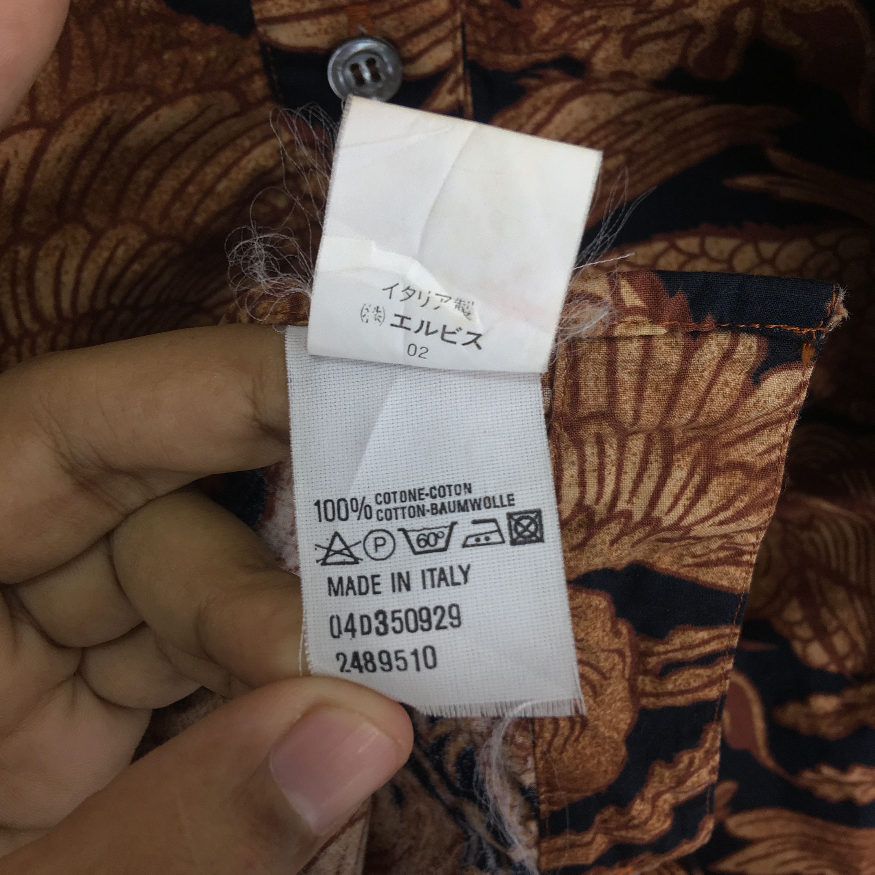 If Six Was Nine Vintage Ferre Jeans Italy Dragon Motif Sukajan Party Disco Size US M / EU 48-50 / 2 - 7 Thumbnail