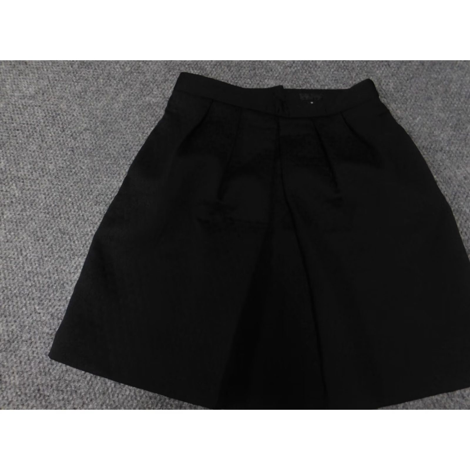Worthington Worthington Womens Skirt 10 black A-Line Knee Length Zip Size 32" / US 10 / IT 46 - 3 Thumbnail