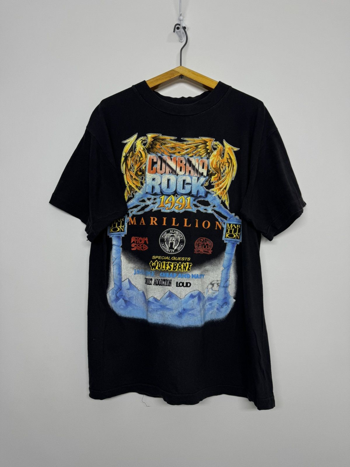 Vintage Vintage Y2k Marillion «Holidays in Eden Tour 1991» T-Shirt Size US L / EU 52-54 / 3 - 5 Thumbnail