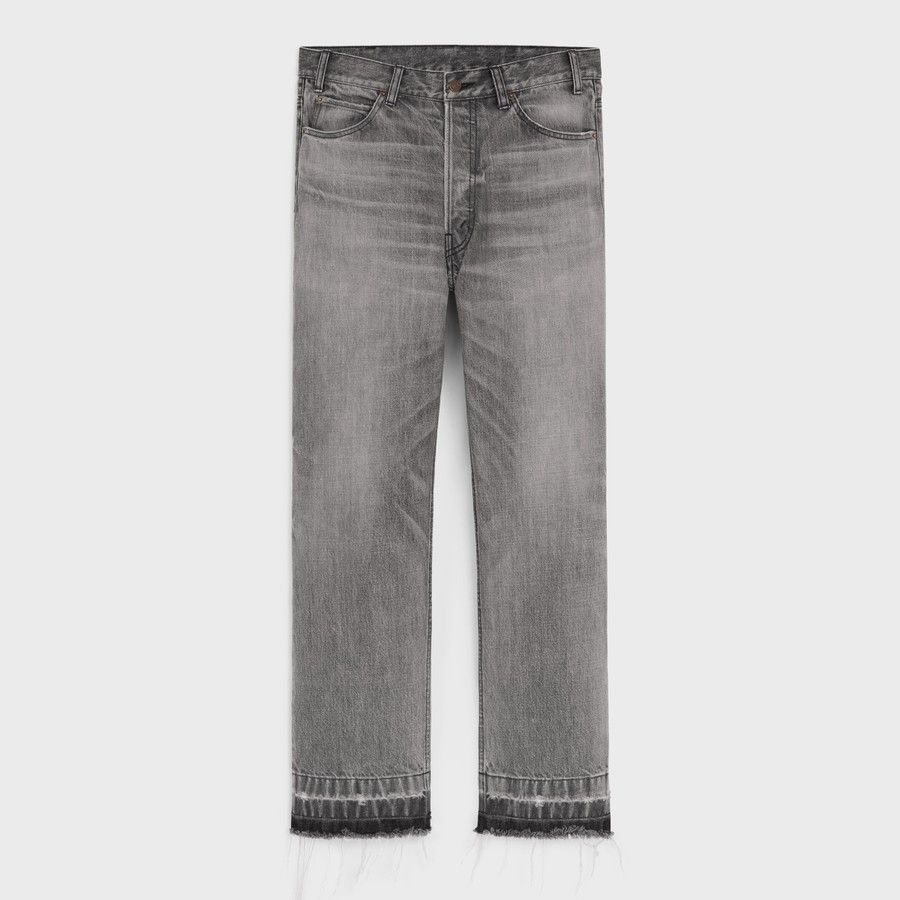 Celine o1d2blof0226 Denim Jeans in Grey Size US 31 - 1 Thumbnail