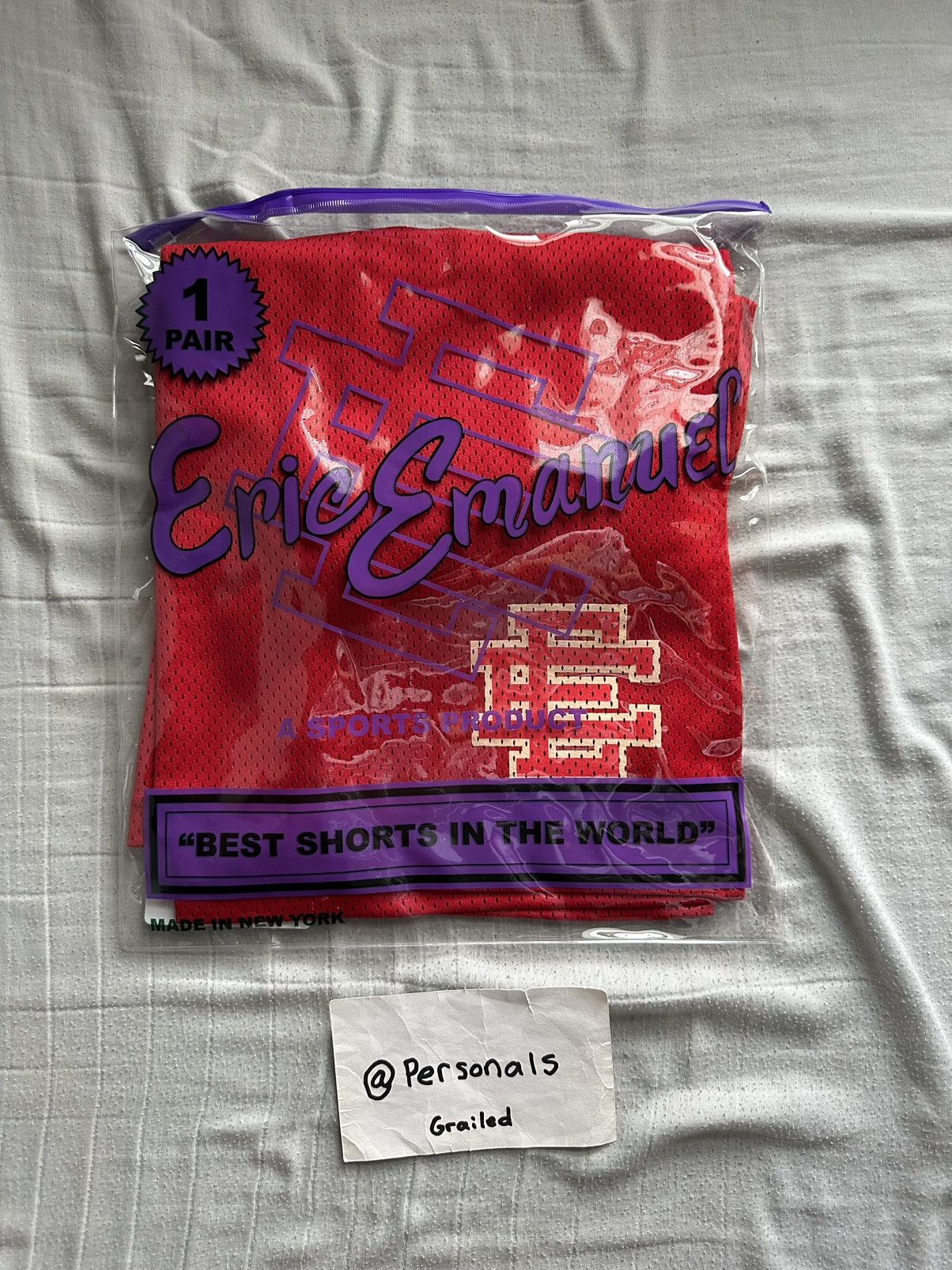 Eric Emanuel NEW Eric Emanuel Red Basic Shorts XL Size US 36 / EU 52 - 3 Thumbnail