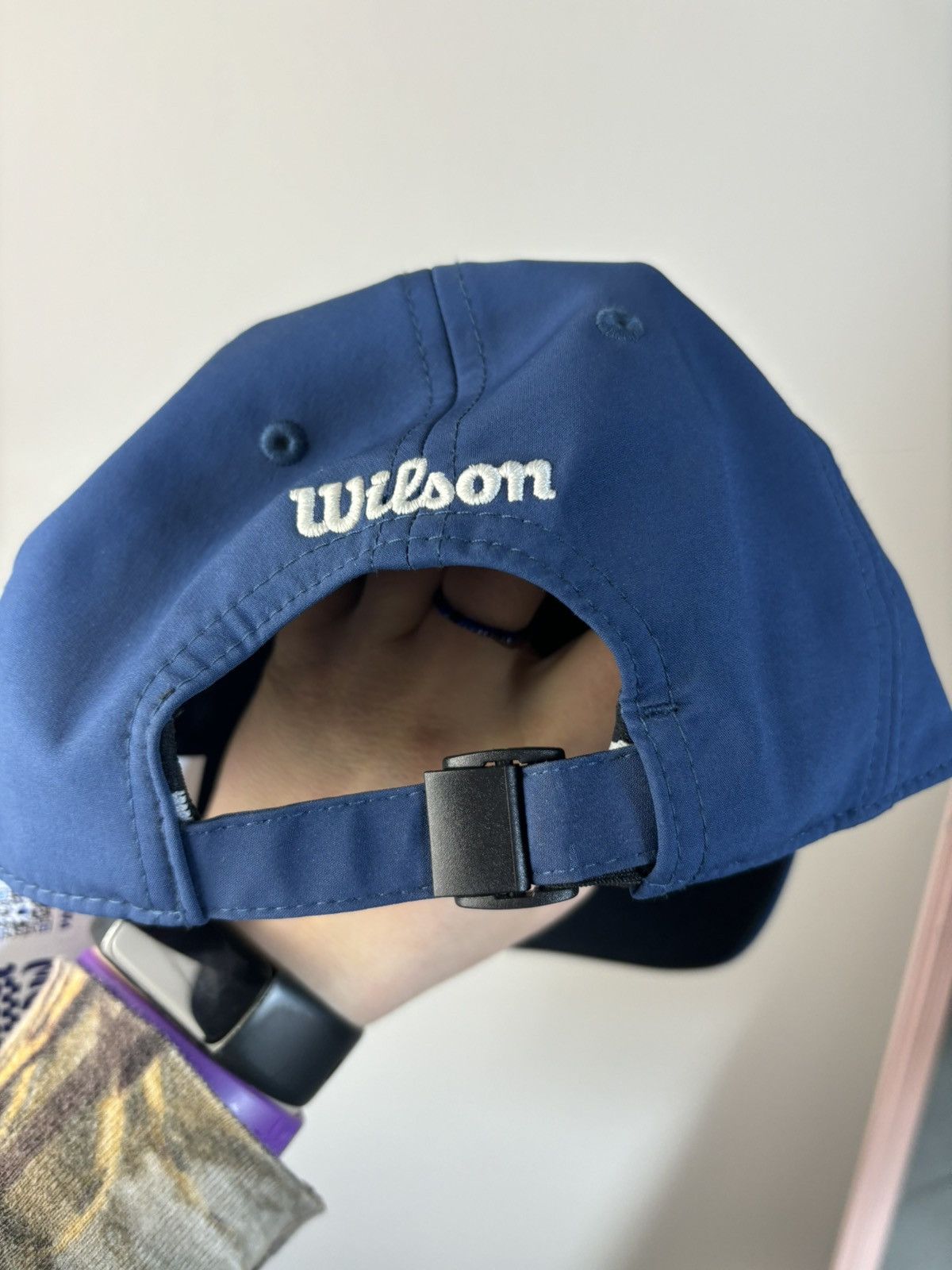 Wilson Wilson Pro Tour Golf Cap Men’s Medium (Navy Blue) Hat Size ONE SIZE - 6 Thumbnail