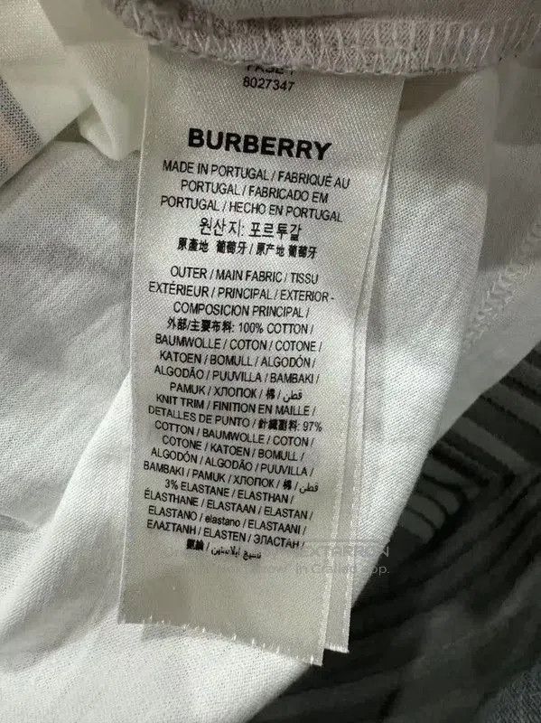 Burberry Burberry White Cotton T-Shirt with Horse Print. Size XS / US 0-2 / IT 36-38 - 5 Thumbnail