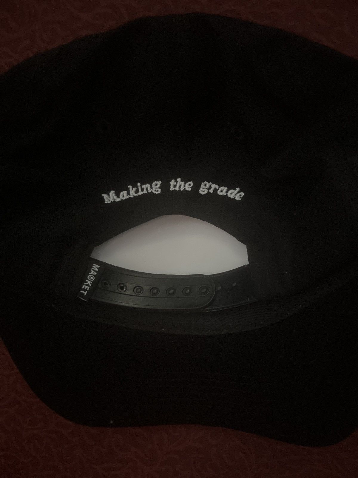 Market ‘Making The Grade’ Bear - 5 Panel Hat Size ONE SIZE - 2 Thumbnail