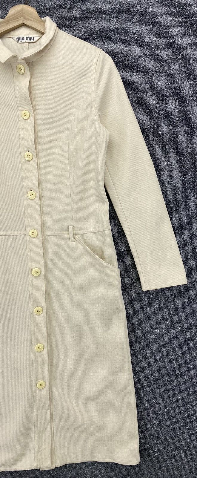 Miu Miu × Prada Vintage Miu Miu Prada Button Up Long Coat Jacket Size M / US 6-8 / IT 42-44 - 5 Thumbnail