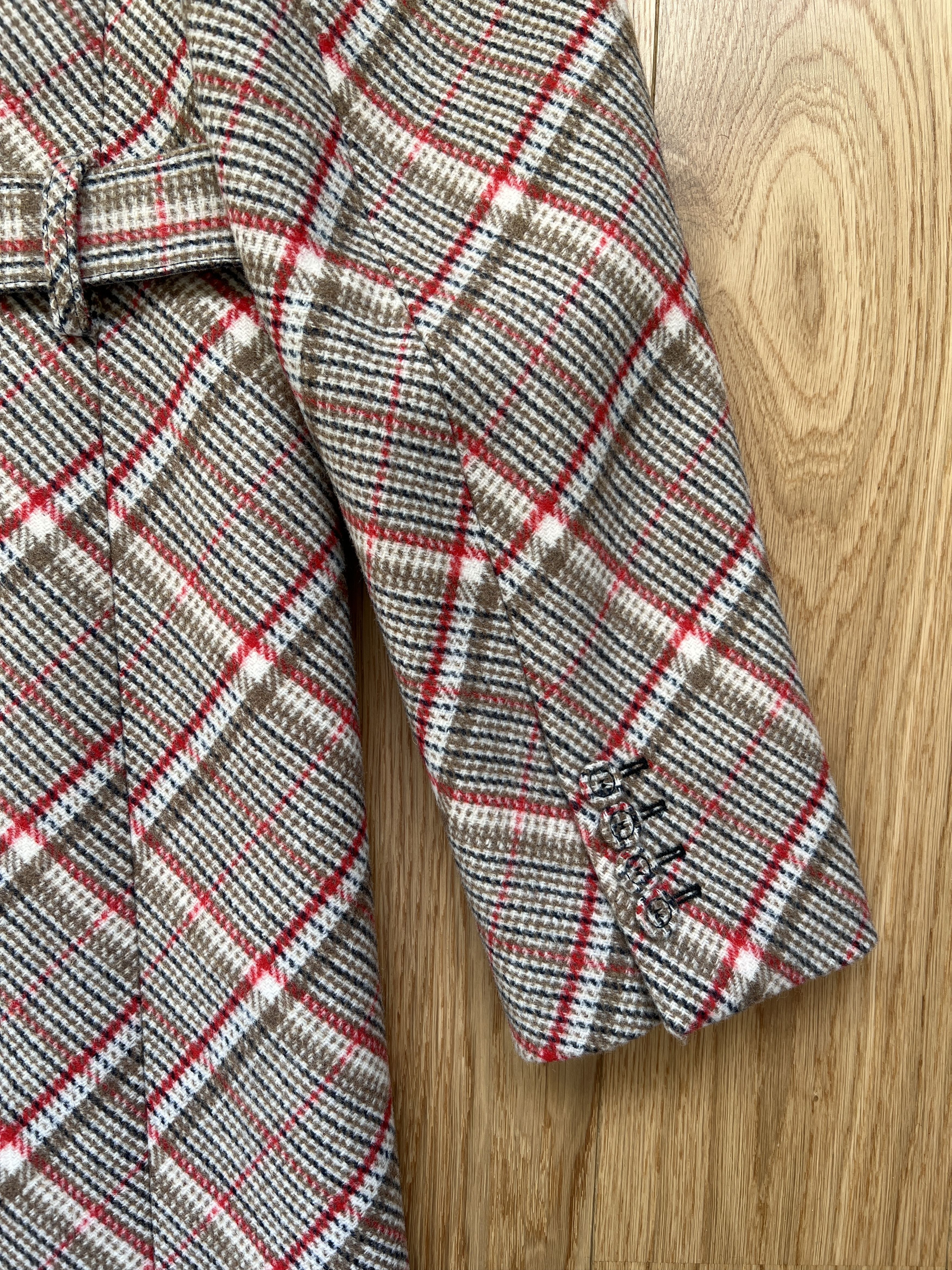 Dior Dior Men's Homme Tailored Check Checkered print wool coat. Size US M / EU 48-50 / 2 - 11 Thumbnail