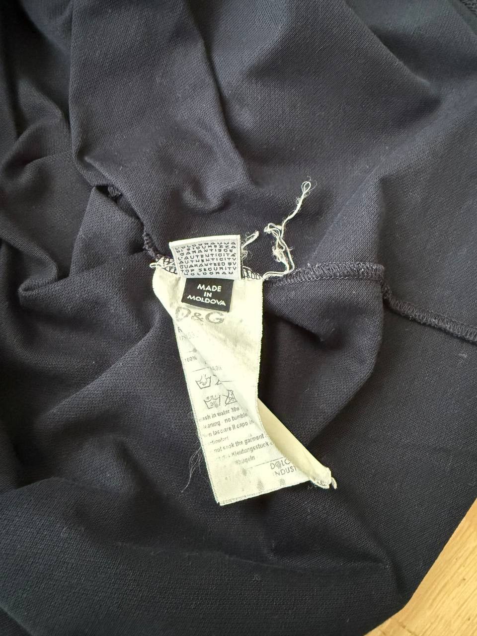 Dolce & Gabbana Dolce & Gabbana Navy V-Neck Polo Shirt Size M / US 6-8 / IT 42-44 - 7 Thumbnail