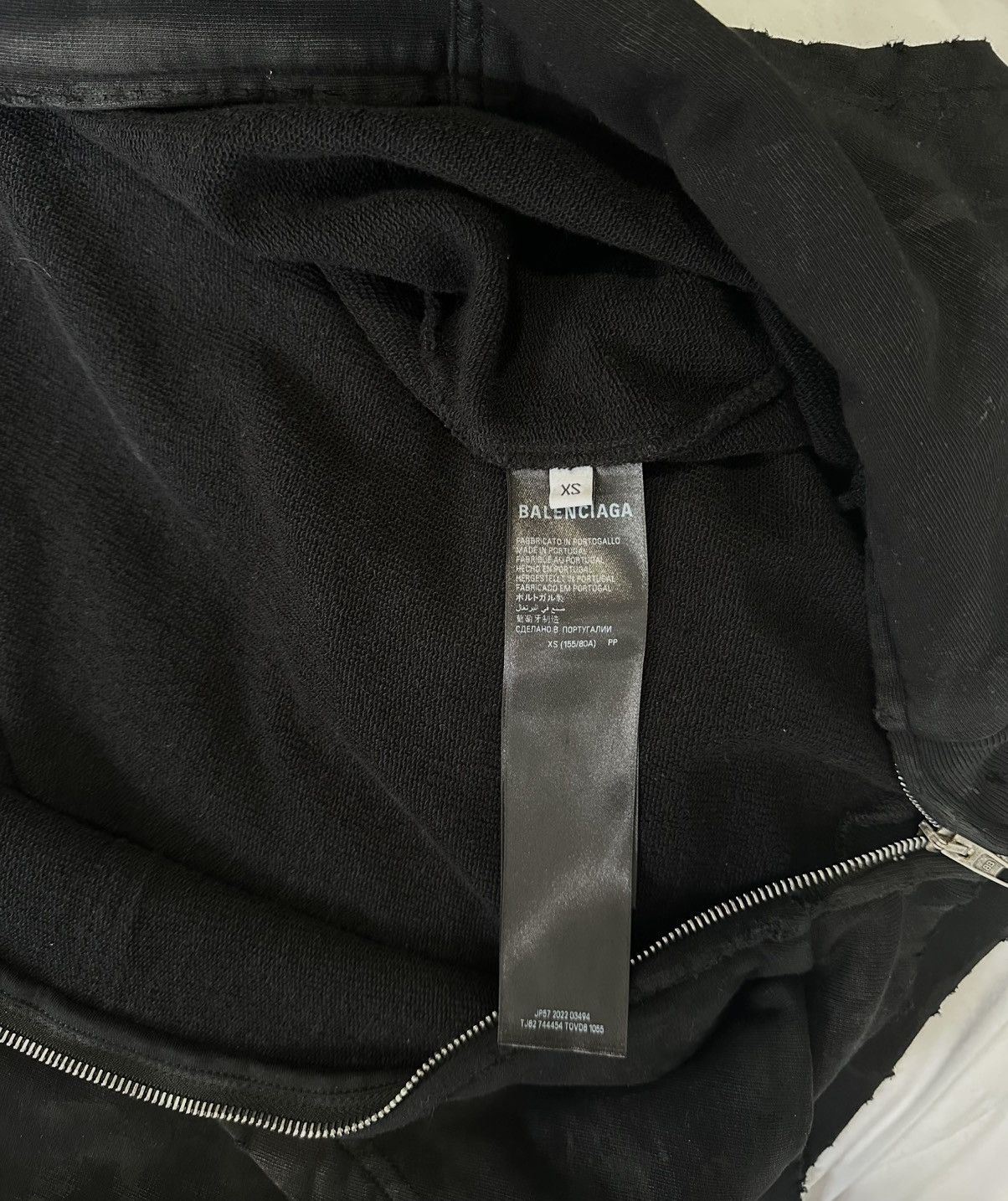 Balenciaga Balenciaga 24’ heavy metal SanScript zip up Size US XS / EU 42 / 0 - 15 Thumbnail