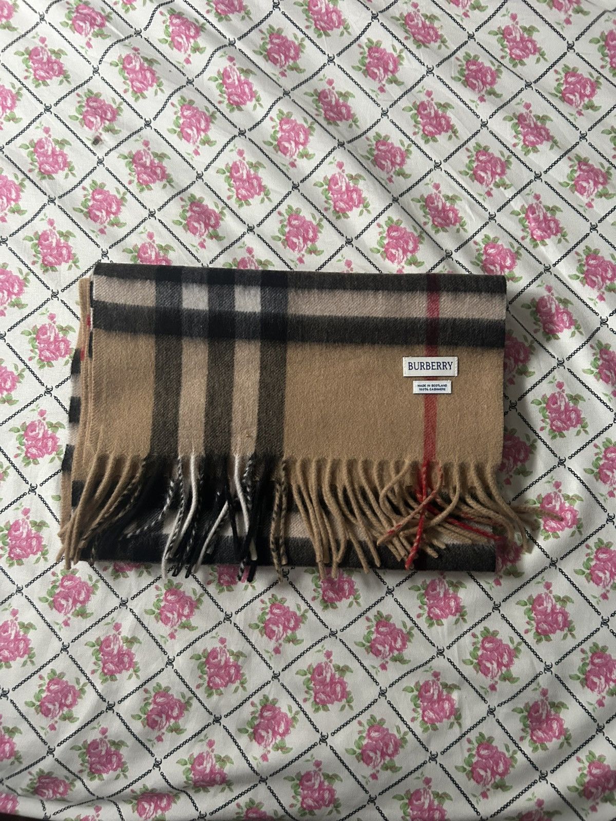 Burberry Burberrh Cashmere Scarf Size ONE SIZE - 6 Thumbnail